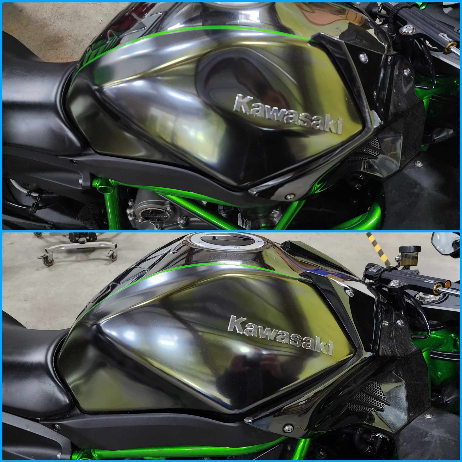 Erasadent's Great Work on a Kawasaki Ninja H2